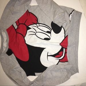 Disney Minnie Mouse Sweatshirt/ Top Gray‎ (G)